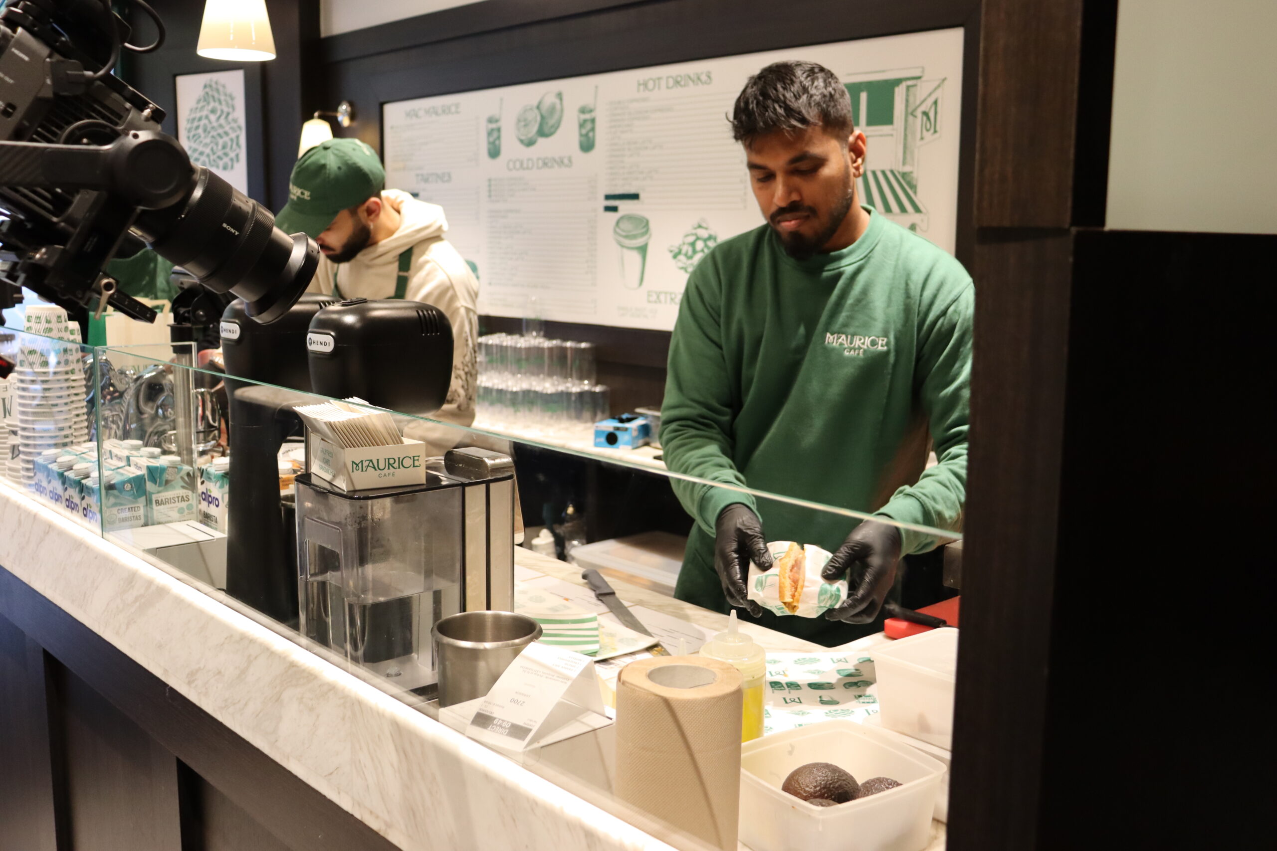 tournage wallace studio backstage